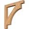 Ekena Millwork Westlake Block Smooth Bracket, Western Red Cedar, 3 1/2"W x 32"D x 32"H BKT04X32X32WTL05SWR - alternate 1